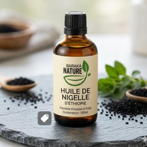 Huile de Nigelle Éthiopienne – Pure, Pressée à froid