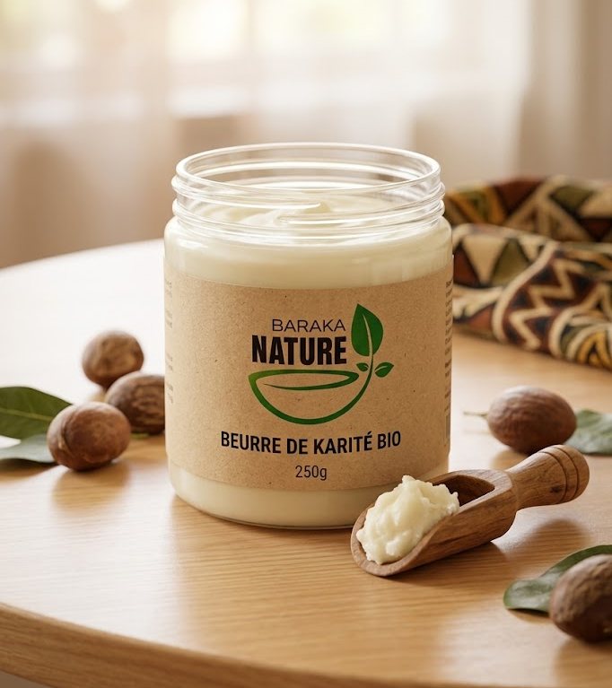 Beurre de Karité Brut – Soin Nourrissant, Réparateur et Protecteur